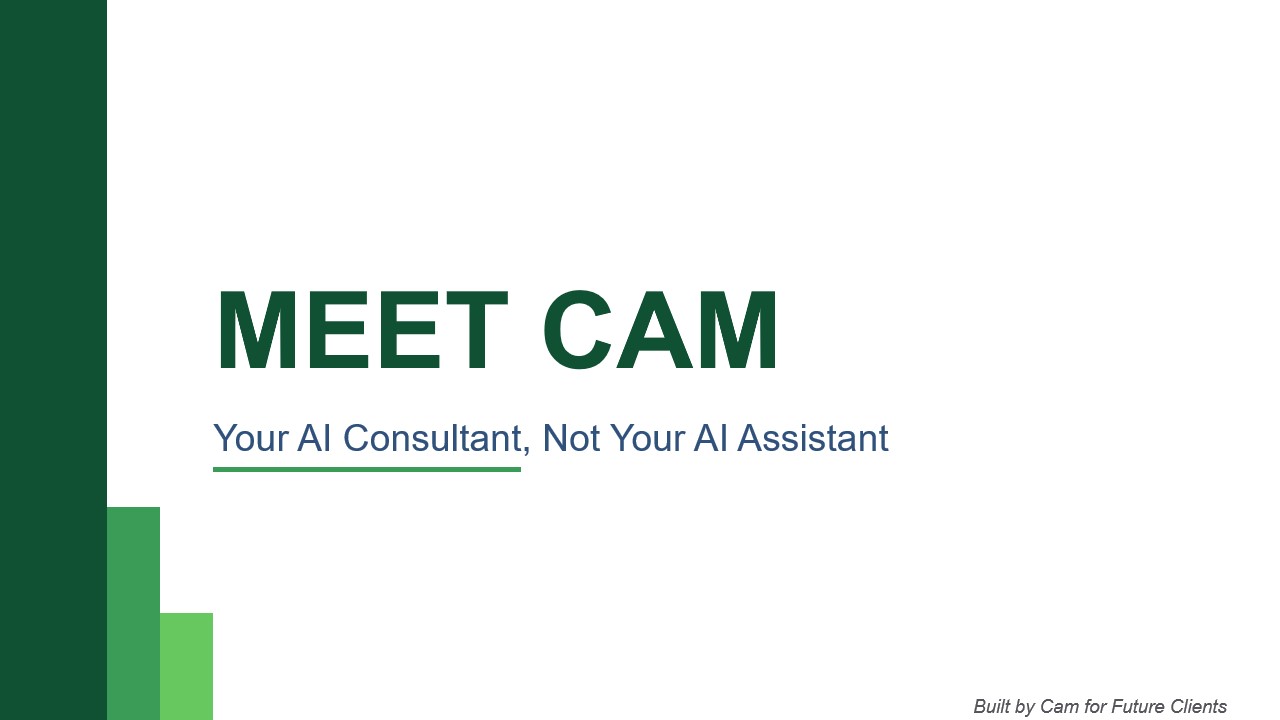 Meet Cam - Your AI Consultant
